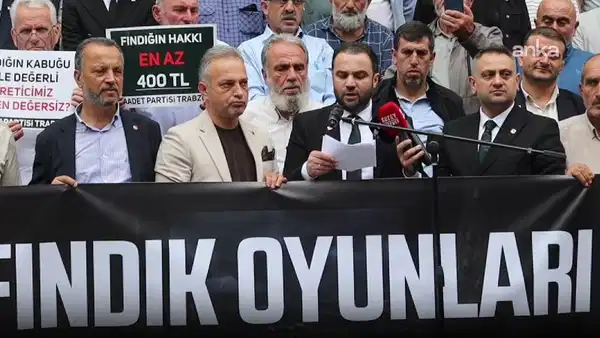 Saadet Partisi’nden ‘Fındık Oyunları’ eylemi… ‘Taban fiyat 400 TL olmalı’